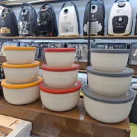 فریزری ظرف درب‌دار سه عددی کاپریس مایکروفری