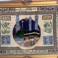 تابلوفرش دستباف کاشان با ترکیب ابریشم