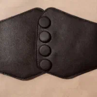 کمربند تزئینی کش پشت دکمه خور نو