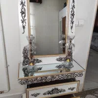 آینه کنسول به همراه شمعدان