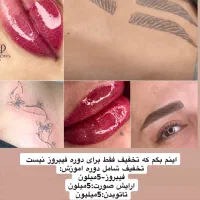 اموزش کلیه خدمات فیبروز و تتو تخفیفی