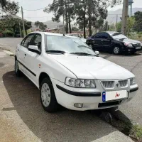 سمند ال ایکس 1394سفید بیرنگ دوگانه CNG