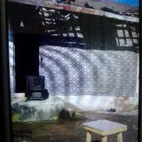 زمین برجاده رشت به سنگر