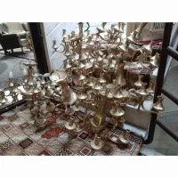 ۹عدد  لوستر اب طلا