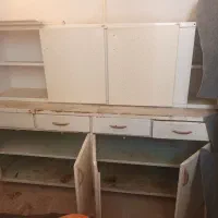 کابینت دست دوم فلزی ۱مترو۸۰سانتیمتر پائین وبالا