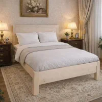 تختخواب چوبی دونفره کلاسیک