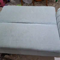 فروش یک مبل تختاشو (دونفره)و دو مبل تک نفره|مبلمان خانگی و میز عسلی|تهران, شکوفه|دیوار