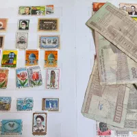 آلبوم تمبر و سکه و پول|کلکسیون سکه، تمبر، اسکناس|رشت, گلسار|دیوار