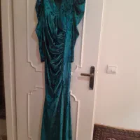 پیراهن مجلسی جنس مخمل|لباس|کرج, کارخانه قند|دیوار