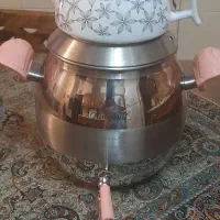 کتری و قوری استیل شیردار