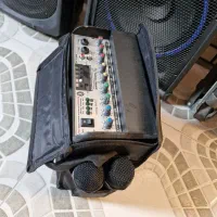 تعدادی باند و آمپلی فایر و میکروفون و پایه|صوتی و تصویری|درگهان, |دیوار