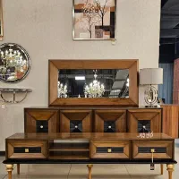 کنسول اینه سلطنتی/ اینه و کنسول A+/ چوب بلوط|بوفه، ویترین، کنسول|تهران, شهید رجایی|دیوار