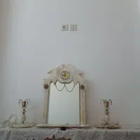 آینه و شمعدان جنس مرمر