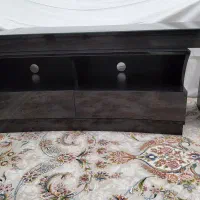 میز زیر تلویزیون دو تکه مشکی