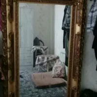 آیینه قدی چوب گردوسالمونوبون ضربه