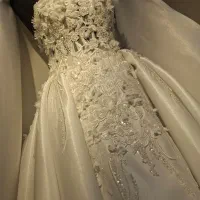 لباس عروس دودامنه جدید|لباس|نهاوند, |دیوار