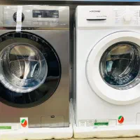لباسشویی تمام اتوماتیک ۸ کیلو کروم اصل آکبند