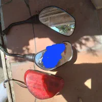 آینه و چراغ عقب موتور