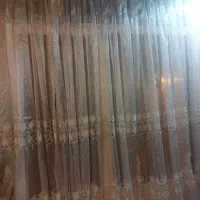 دو عدد پرده شاین پذیرایی زیبا در حد نو|پرده، رانر، رومیزی|تهران, امیریه|دیوار