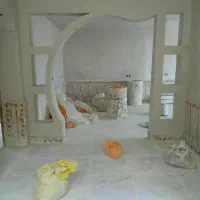 گچکاری وسفید کاری|خدمات پیشه و مهارت|زنجان, |دیوار