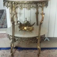 میز دو طبقه برنز