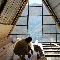 لمه کوبی پلیکوبی نجاری پرسیانا ویلا کلبه سوئیسی