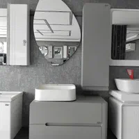 روشویی کابینتی و روشویی پایه دار در ابعاد مختلف|لوازم سرویس بهداشتی|رشت, حومه رشت|دیوار