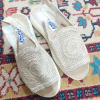 صندل گیپور کرم رنگ سایز38