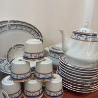 سرویس 98پارچه صورمه ای طلایی