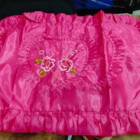 روبالشتی ساتن مدل دار