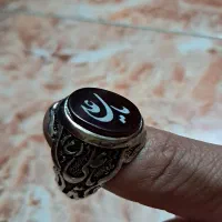 انگشتره حکاکی شده تیتانیوم|بدلیجات|کرمان, |دیوار