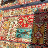فرش پشتی سنتی ذرت مکزیکی
