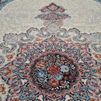 فرش ۶ متری هفتصد شانه کارینا رنگ کرم (دو تخته)
