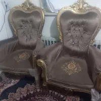مبل سلطنتی ۹ نفره به همراه دو عدد میز عسلی|مبلمان خانگی و میز عسلی|تهران, آرارات|دیوار