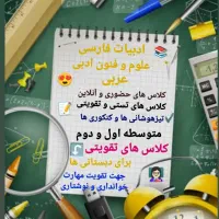 معلم خصوصی برای دوره راهنمایی و دبیرستان