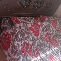 تخت خواب چوبی دو نفره