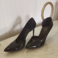 کفش ورنی مشکی زنانه