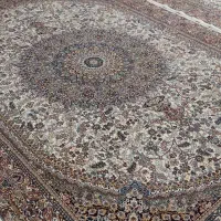 ۳تخته فرش دست دوم ۹متری کرم در حد نو