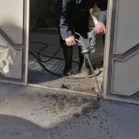 لوله بازکنی با فنر برقی و دستگاه باد