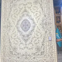 یک جفت فرش ۹ متری ماشینی اکبند رنگ کرم|فرش|تهران, جنت‌آباد جنوبی|دیوار