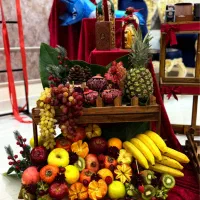 میوه آرایی ودیزاین میوه واجاره وسایل یلداقیمت ۱۵۰