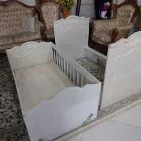 تخت گهواره ای در حدنوی نو|تخت و صندلی بچه|مشهد, ایمان|دیوار