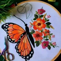 کار دست با نخ ابریشم|لباس|شیراز, اصلاح‌نژاد|دیوار