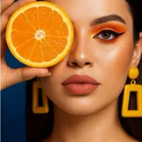 فشیال میکاپ ناخن مژه کوتاهی رنگمو بلکفرایدی