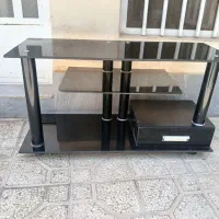 میز تلوزیون شیشه ای