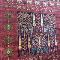 فرش ۶متری۷۰۰شانه طرح بلوچ لاکی|فرش|کرج, آق تپه|دیوار