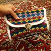 کیف دستبافت کاموایی