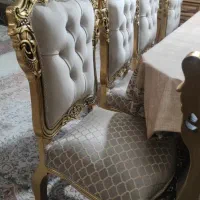 غذاخوری۸ نفره ورق طلا|میز و صندلی غذاخوری|دورود, |دیوار