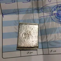 نقره آبشده ۱۳۰ گرم عیار ۹۹۹ با فاکتور معتبر