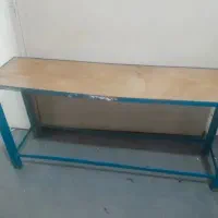 نیمکت فلزی کارگاهی ۳ عدد سالم